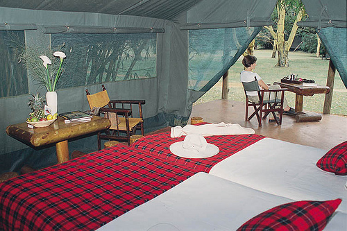 Bedroom at Siana Springs Intrepids Camp in Masai Mara, Kenya: Masai Mara safari