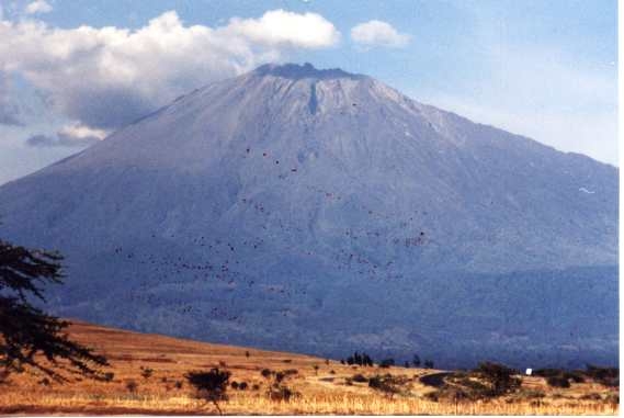 Hiking and Climbing Mount Meru in Tanzania
